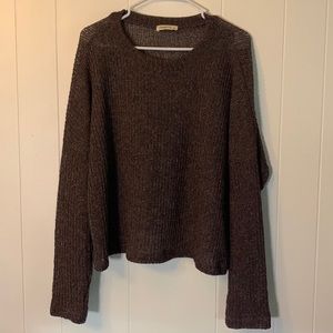 Purple mesh-like long sleeve